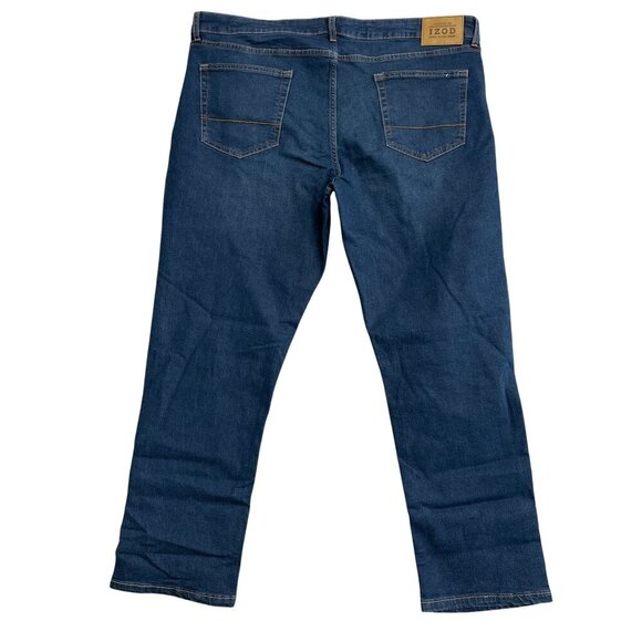 Izod Saltwater Comfort Stretch Men's 40x30 Straight Jeans - Picture 3 of 8